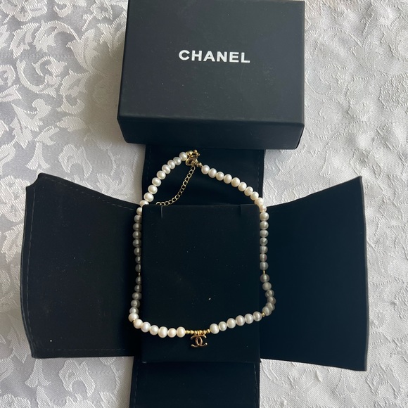 CHANEL pearl necklace choker - Picture 1 of 4